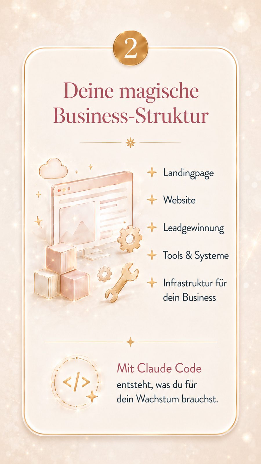 Schritt 2: Deine magische Business-Struktur