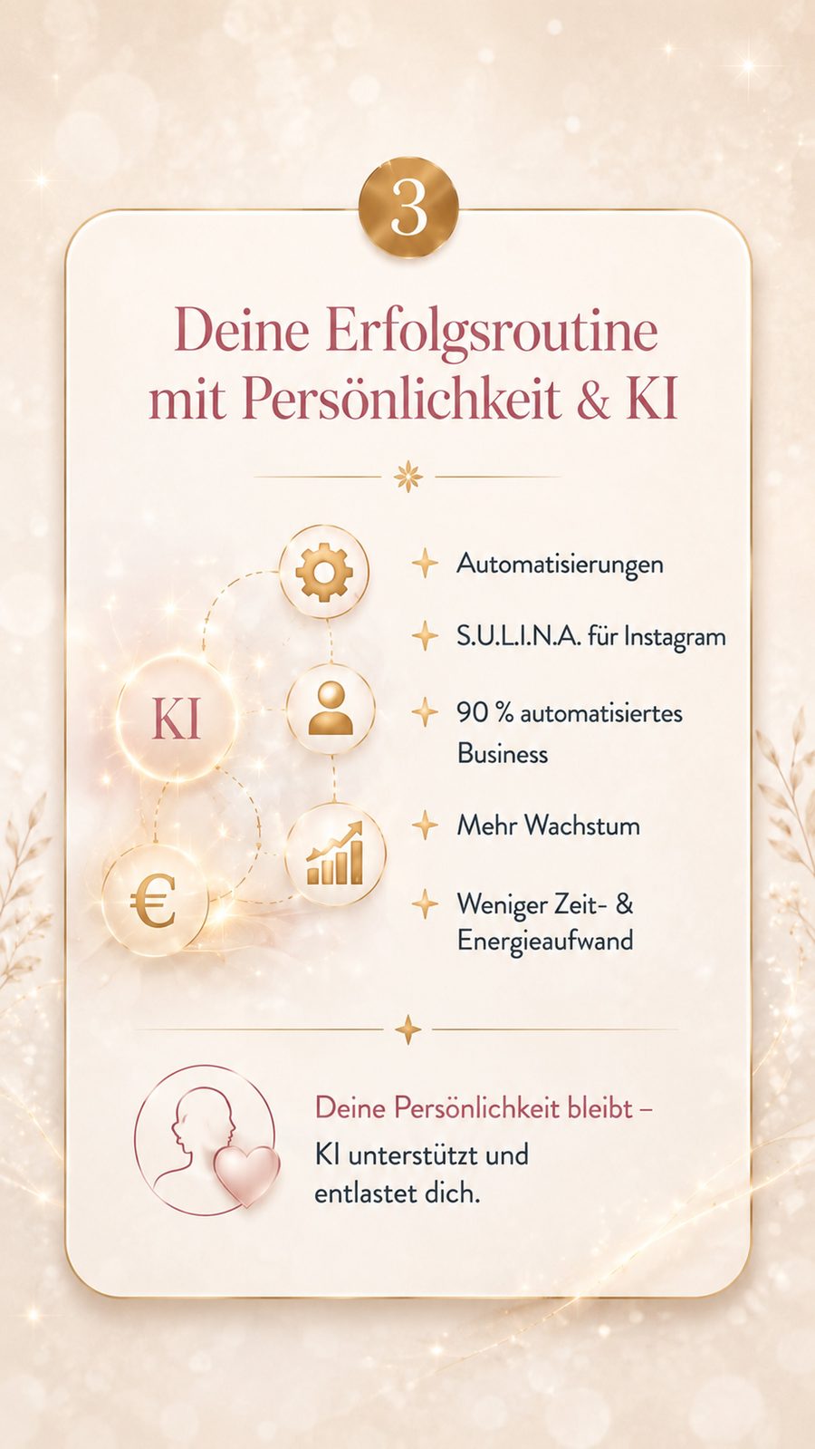 Schritt 3: Deine Erfolgsroutine mit Persönlichkeit und KI